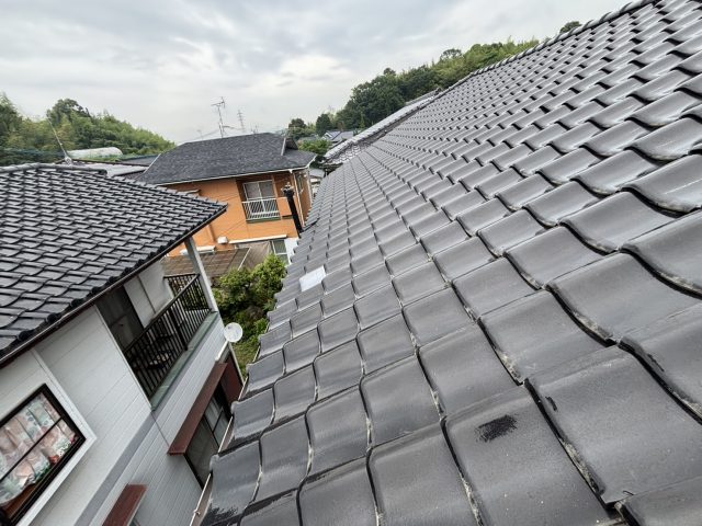 小郡市で瓦差し替え完了
