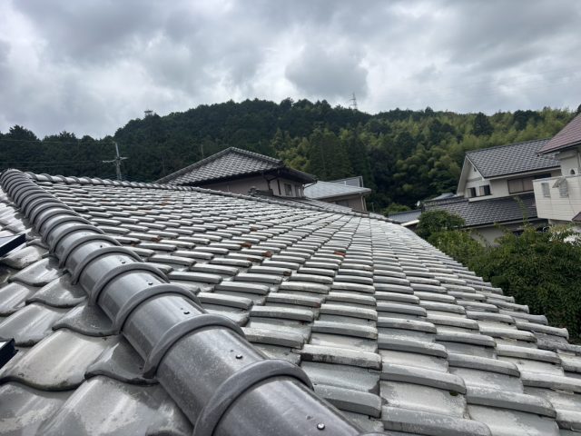 太宰府市で雨漏りした瓦屋根
