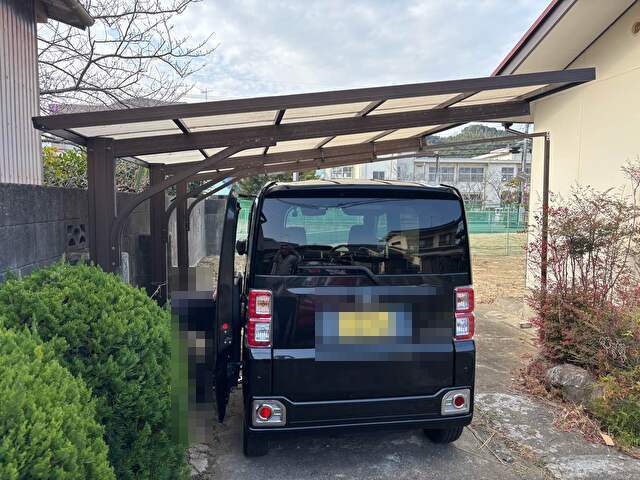 筑紫野市でカーポートの破損を点検