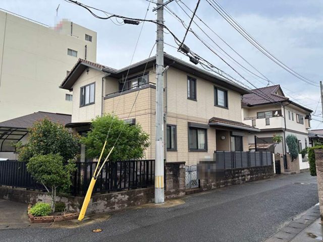 太宰府市で色褪せした外壁の調査｜チョーキング・シーリングも劣化の原因と塗装が必要な理由とは