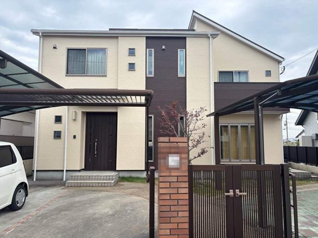 【筑紫野市】フッ素REVO-IRで劣化を解消した外装リフォーム（屋根塗装と同時施工）