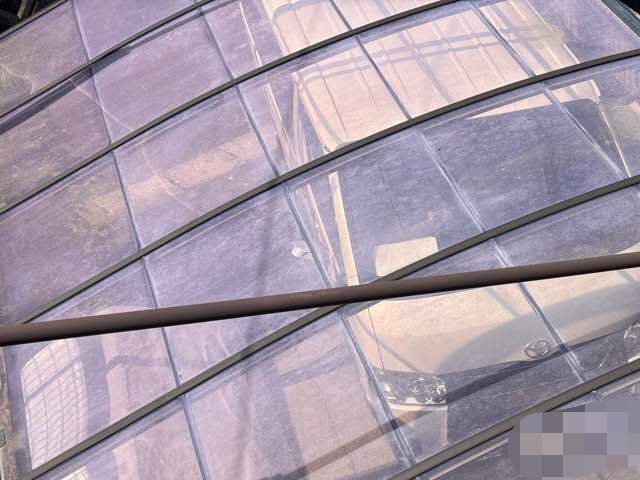 小郡市のカーポートの劣化