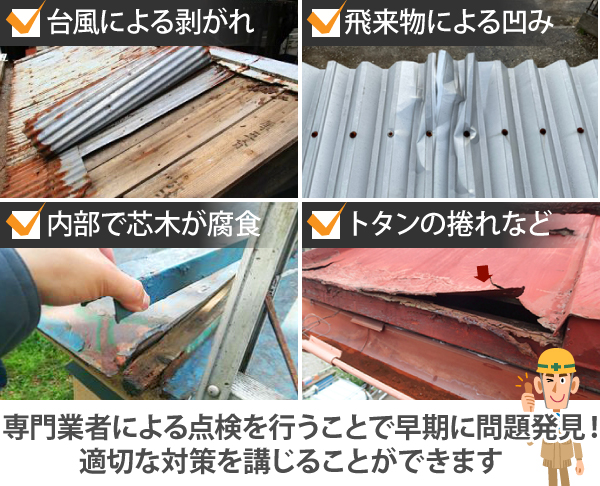 専門業者による点検を行うことで早期に問題発見！適切な対策を講じることができます